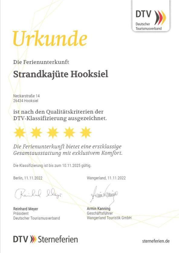 Strandkajuete Hooksiel *